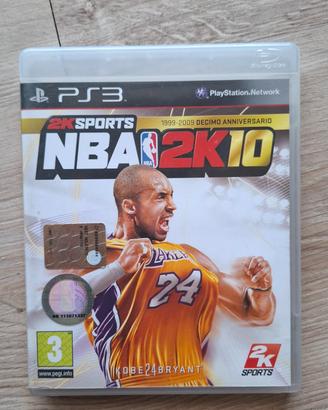 NBA 2K10 PS3 Decimo Anniversario Kobe Bryayan