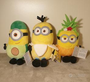 3 Minions Peluche Nuovi