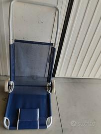 Carrello porta oggetti da spiaggia 