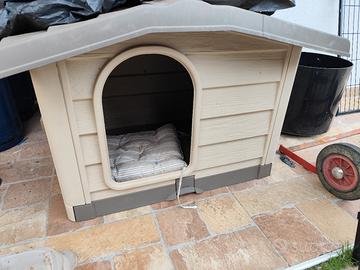 cuccia per cane in plastica smontabile