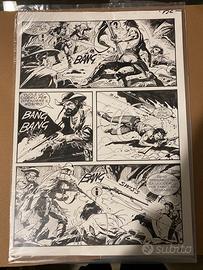 Tavola Originale Zagor Sergio Bonelli Editore