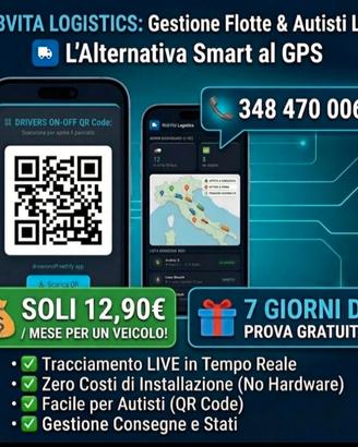 GPS Localizzatore Flotta - Prova 7 Giorni GRATIS