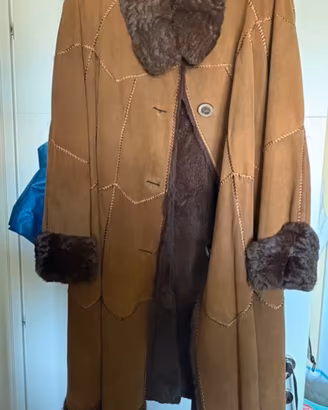 Cappotto vintage scamosciato