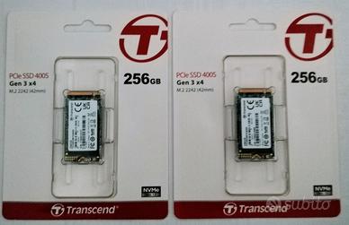 2x NVME 256Gb Transcend 2242 M.2 M2242 256 Gb