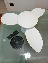 ventilatore da soffitto con luce