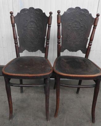 Sedie in legno J & J Kohn - sedia