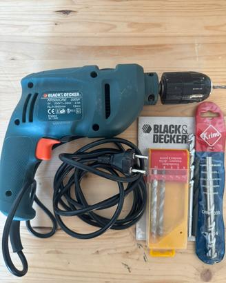 Trapano a filo Black &Decker KR500 CRE 500W 230V
