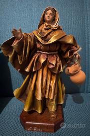 Statua presepe  cartapesta salentina c.Riso