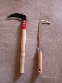 estirpatore e falcetto nuovi