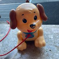 Cagnolino con guinzaglio