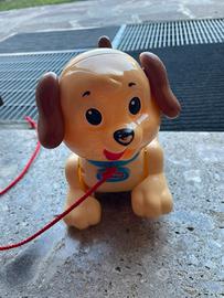 Cagnolino con guinzaglio