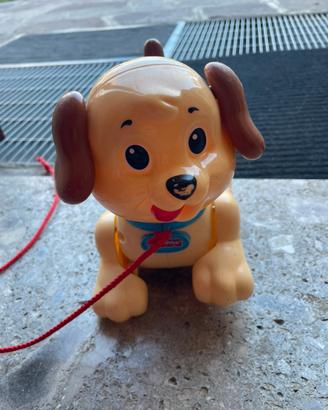 Cagnolino con guinzaglio