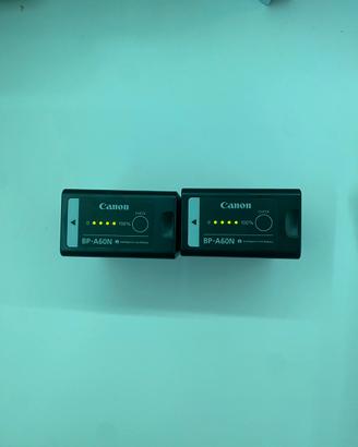 DOPPIA BATTERIA CANON BP-A60N – COME NUOVE