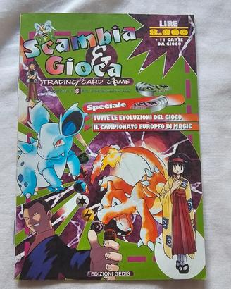 Fascicolo pokemon traiding card 2001