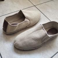 Espadrillas in tessuto naturale