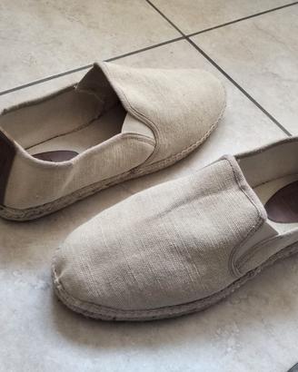 Espadrillas in tessuto naturale