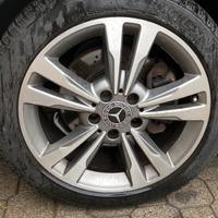 4.cerchi e gomme originali Mercedes da 17 nuovi pr