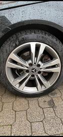 4.cerchi e gomme originali Mercedes da 17 nuovi pr