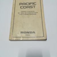 Manuale d'uso e Manutenzione Honda PC 800
