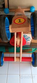 Triciclo in legno per bambini  anni 1/3