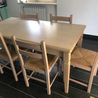 Tavolo allungabile + 6 sedie LUBE