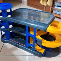 Pista Garage Diorama con autolavaggio e ponte auto