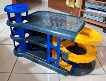 Pista Garage Diorama con autolavaggio e ponte auto