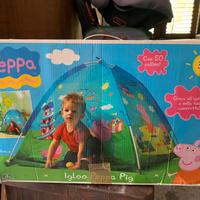 Tenda per bambini peppa pig con palline