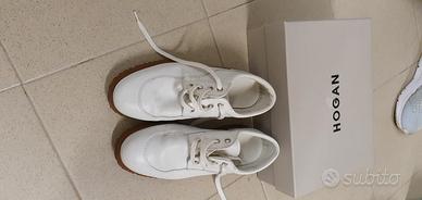 hogan donna in pelle bianche