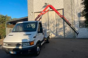 Iveco Daily 35C12 Cassone Fisso + Gru Fassi F28