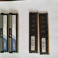 Stock di moduli RAM  ddr1 ddr2 ddr3 dimm e sodimm