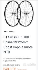 Ruote MTB 29 FSA, DT Swiss, Mavic, Syncros