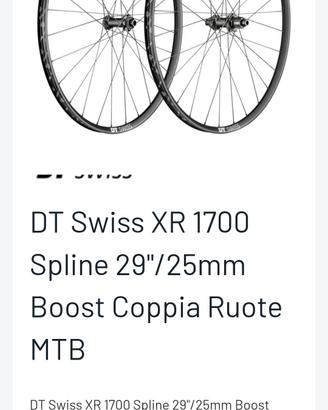 Ruote MTB 29 FSA, DT Swiss, Mavic, Syncros