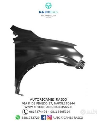 PARAFANGO ANTERIORE RENAULT KADJAR 2015