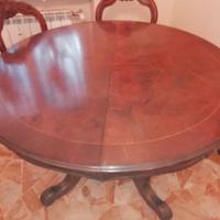 Tavolo Rotondo antico allungabile
