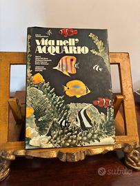 Libro pesci Vita nell’acquario Mazza Mondadori ‘74