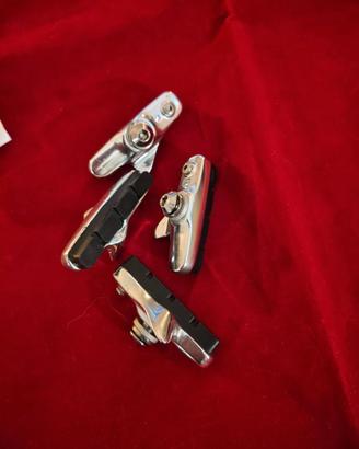 Pattini freno bici corsa nuovi mai usati set 4 pz.