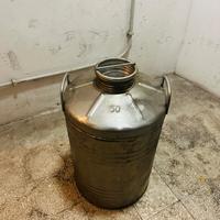 Bidone Olio Acciaio 50 litri