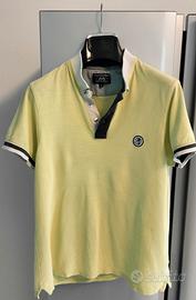 Polo cotton e silk  giallo pastello taglia L
