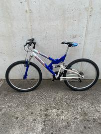 Mtb bianca azzurra