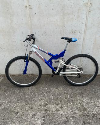 Mtb bianca azzurra