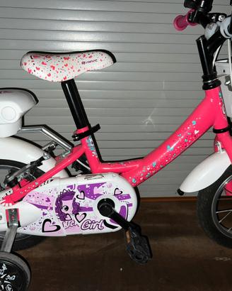 Bici da bambina pari al nuovo