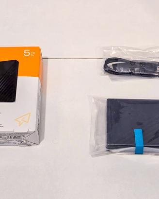 Hard Disk Esterno 5TB Western Digital NUOVO