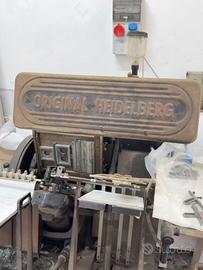Original Heidelberg Cylinder(macchina tipografica)