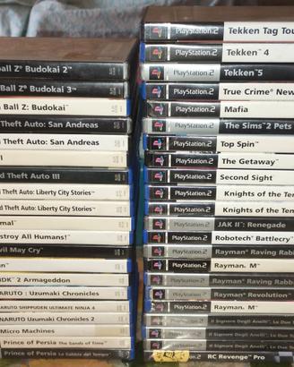 COLLEZIONE GIOCHI ORIGINALI PS2