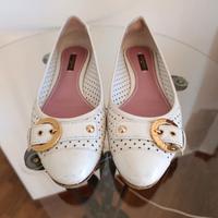 LOUIS VUITTON BALLERINE BIANCHE TG 38