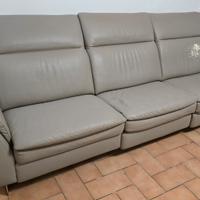 Divano Aerre modello Queen con 2 recliner