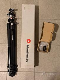 Treppiede Manfrotto 055XProB + Testa Artcise 46mm
