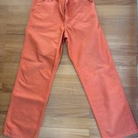 Jeans Carhartt uomo tela arancio