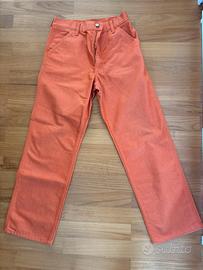 Jeans Carhartt uomo tela arancio